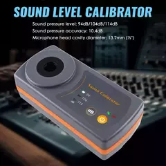 Medidor de Calibração de Nível de Som Portátil - 94dB, 104dB, 114dB - Modelo 8930B - MDSecurPro