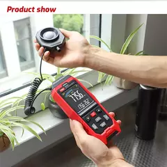 Medidor de Luz Digital Fotografia Luxmeter Sonda Destacável Iluminômetro Lux/Fc Fotômetro Environmental Tester na internet