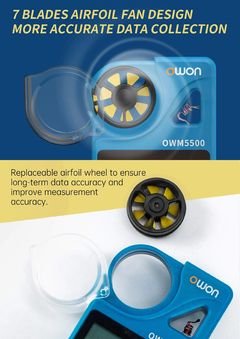 IBUTG com Integração APP Anemômetro Digital, medidor de vento, temperatura, testador de umidade Owon Tuya - MDSecurPro
