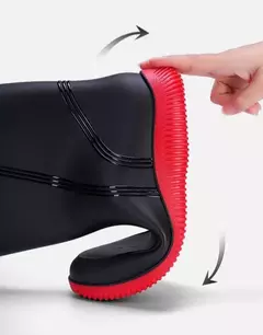 Botas de chuva longas impermeáveis para homens, sapatos masculinos de cultivo,