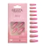Kit Uñas Postizas Press On y Stickers BELVITA Pink Stiletto