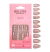 Kit Uñas Postizas Press On y Stickers BELVITA Cyber Nails