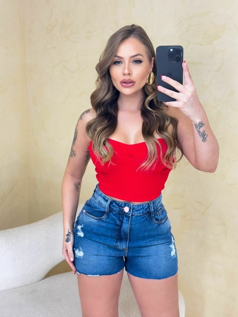 TOP TOMARA QUE CAIA VERMELHO