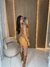 Vestido curto decote caramelo 