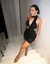 Vestido paete preto brilhante 