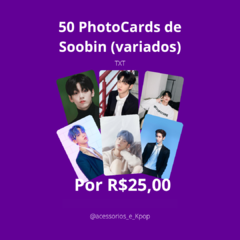 Kit 50 PhotoCards Soobin - TXT