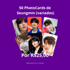Kit 50 PhotoCards SeungMin- STRAY KIDS