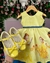 Vestido temático da miss a bela e a fera na internet