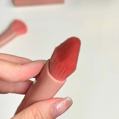 Mini Espelho De Maquiagem Portátil Com 5 Pçs Pincéis De Maquiagem Lupa Mão S - comprar online