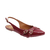 Slingback Comfort - Tiras com Fivelas Verniz Hibisco (780-20) - comprar online