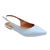 Slingback Camille - Liso e Bico Fino Verniz Azul Claro - comprar online