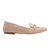 Mocassim Aurora - Bico Fino com Enfeite Bridão Nude na internet