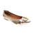 Sapatilha Yasmin - Bico Fino com Argola Dourado - comprar online