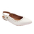 Slingback Amélie 2 em 1 - Pode ser Usado como Mule ou Slingback Branco na internet