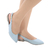 Slingback Camille - Liso e Bico Fino Azul Claro