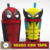 VASOS CON TAPA DEADPOOL Y WOLWERINE - comprar online