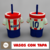 VASOS CON TAPA COLON Y UNION - TUTUN PUMBA