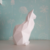 MACETA DECO GATITO LOW POLY en internet