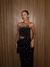 Vestido Midi de Crepe Alfaiataria Preto Tubinho Cecilia Preto na internet