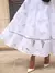 Vestido Midi de Laise Branco Lumière Blanche - Santha Moda