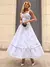 Vestido Midi de Laise Branco Lumière Blanche - comprar online
