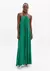 Vestido Super Midi Frente Única Com Argola Verde - comprar online