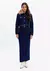Saia Jeans Super Midi Cintura Alta E Bolsos - comprar online