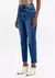 Calça Jeans Mom Com Cintura Alta Luna - Santha Moda