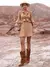 Imagem do Vestido de Crepe Linen Terracota Couture Marrom