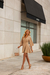 Vestido Curto Cappuccino Anna Nude - comprar online