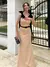 Vestido Longo Cor Nude Nostalgia Nude - comprar online
