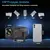 Imagem do Projetor Portatil 5G Wifi 6, Bluetooth 5.0 e Android 11, Suporte 4K e 720P Nativo, 12,000 Lumens, Projetor Led com 4D/4P e Auto de Correcca