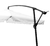 Ombrelone Suspenso Lateral 3m Branco Piscina Quintal Jardim - comprar online