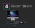 Luz led mousepad rgb teclado capa de mesa-tapete de superfície colorida mouse a - comprar online