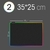 Luz led mousepad rgb teclado capa de mesa-tapete de superfície colorida mouse a - MKSHOP