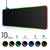 Imagem do Luz led mousepad rgb teclado capa de mesa-tapete de superfície colorida mouse a