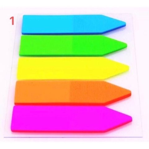 Marca Paginas Adesivo - Seta 5 Cores