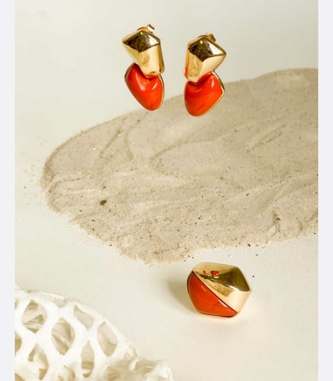 Conjunto esmaltado italiano