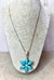 COLAR FLOR TURQUEZA