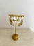BRINCO COM TEXTURA ORGANICO DOURADO
