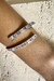 Pulseira de prateada com cristal - comprar online