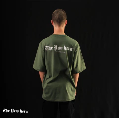 REMERA ESSENTIAL VERDE MILITAR - comprar online