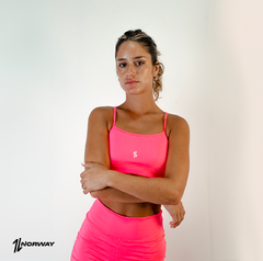 Top Bretel Fino Rosa Fluo - comprar online