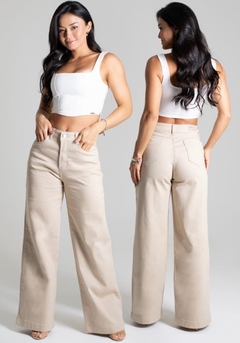 CALÇA SARJA SAWARY WIDE LEG