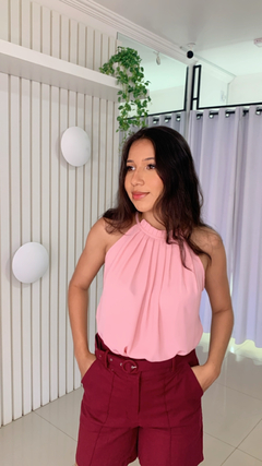 Blusa plissada - lojaliviamodas