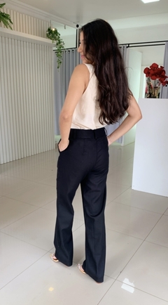 CALÇA RETA DE LINHO - loja online