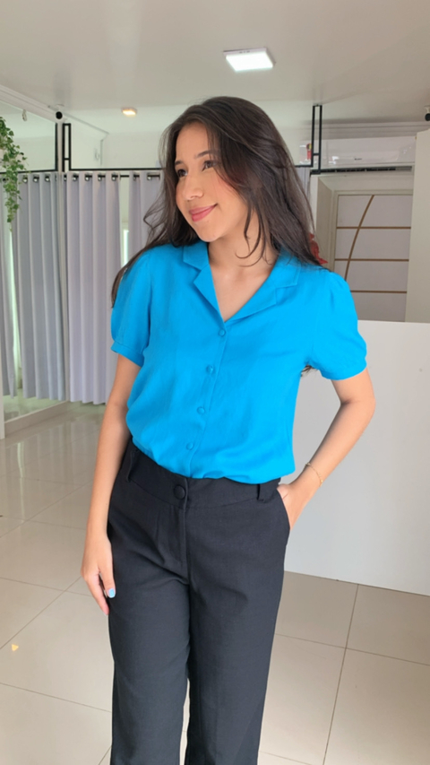 CAMISA MINI GOLA DE BLAZER