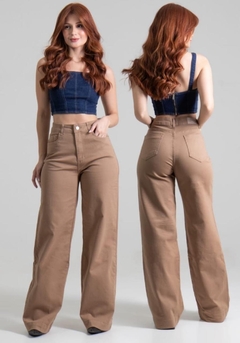 CALÇA SARJA SAWARY WIDE LEG