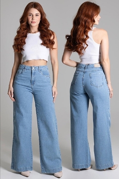 CALÇA JEANS SAWARY WIDE LEG