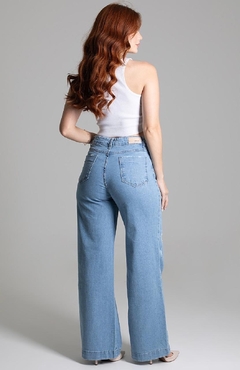 CALÇA JEANS SAWARY WIDE LEG - loja online